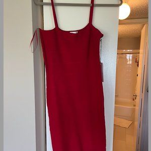 NEW NEVER WORN Red Bandage Mini Dress -- Nordstrom
